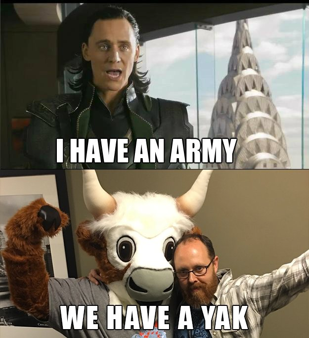 we have a yak